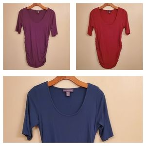 MOTHERHOOD 3 quarter sleeve tees SIZE S